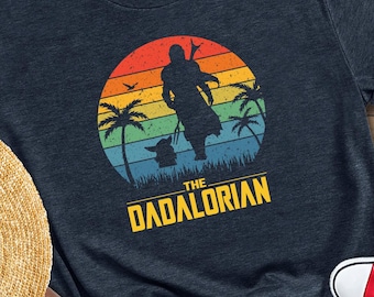 The Dadalorian and Son Shirt, Father's Day Gift, Star Wars Father's Day Shirt, Daddy and Me, Gift for Him, Best Star Wars Design for Father