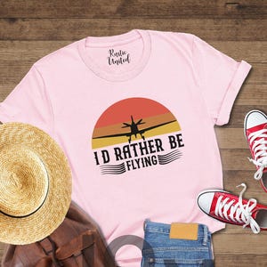 Vintage Aviation Tee: Airplane Pilot Gift, Soft Cotton Unisex Shirt