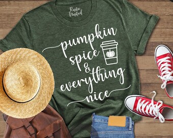 Pumpkin Spice Fall Shirt: Thanksgiving Halloween Party Tee