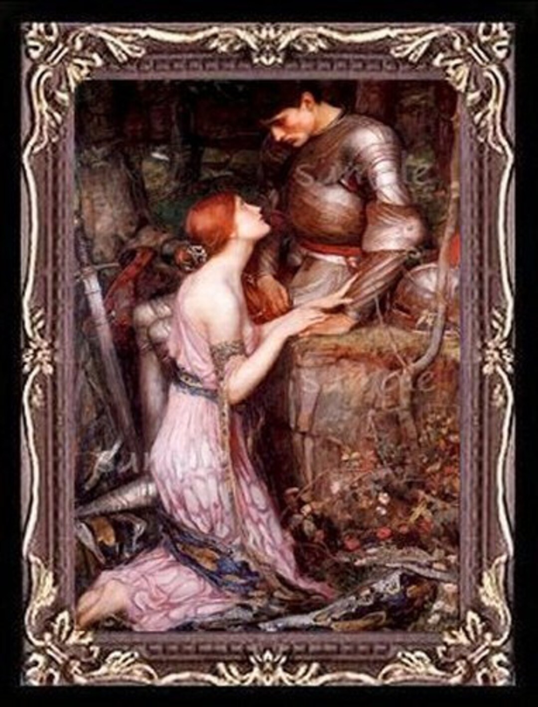 My Knight Miniature Dollhouse Doll House Picture Art 1773 Etsy