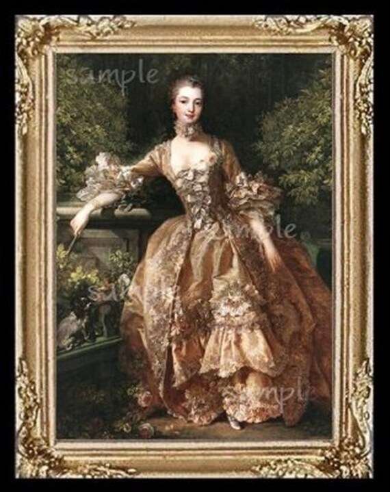 1800/'s Lady Miniature Dollhouse Doll House Picture