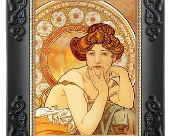 Art Nouveau Miniature Dollhouse Art Picture 8892