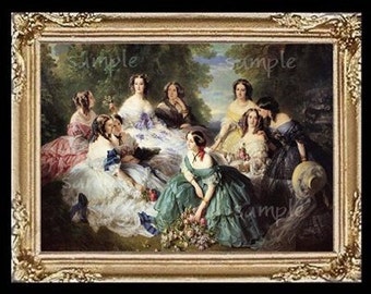 Royalty Miniature Dollhouse Art Picture 6033