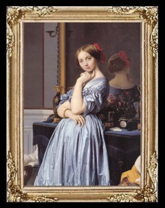 1800/'s Lady Miniature Dollhouse Picture