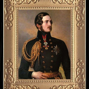 Royalty 1800&#39;s Prince Miniature Dollhouse Art Picture 8060