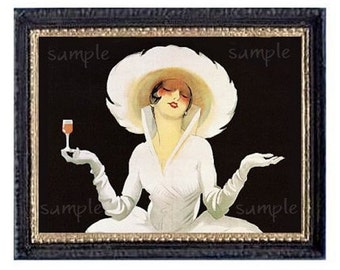 Art Deco Miniature Dollhouse Art Picture 1211