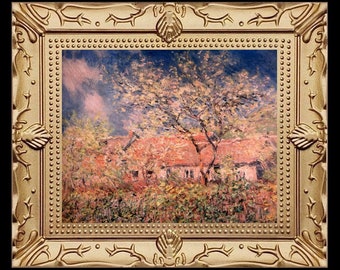 Monet Landscape Miniature Dollhouse Art Picture 8081