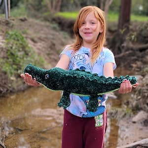Alligator Crochet Pattern Crocodile Amigurumi Pattern DIY Crochet Tutorial Alligator Crochet Animal Patterns Amigurumi Alligator