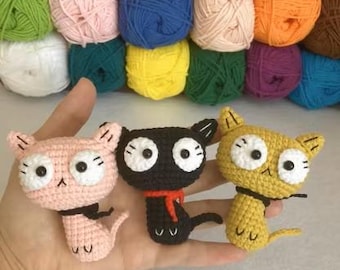 Mini Cat Amigurumi Crochet Pattern – Cute & Easy DIY Plush Toy PDF Tutorial