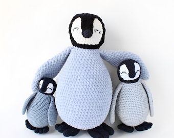 ペンギンのかぎ針編みパターンバンドル - かわいいペンギンの編み