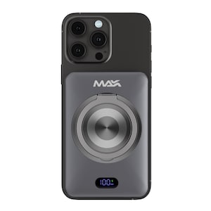 iCharger Max Ultra | MagSafe - Qi2 Power Bank with SmartRing Stand & Digital Display | 5000mAh / 10000mAh | High-Grade Aluminium | 2025