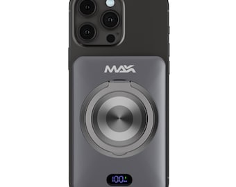 iCharger Max Ultra | MagSafe - Qi2 Power Bank with SmartRing Stand & Digital Display | 5000mAh / 10000mAh | High-Grade Aluminium | 2025