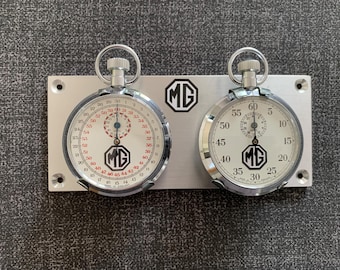 Vintage Heuer Trackmate Mechanical Stopwatch Dashboard Rally Dash