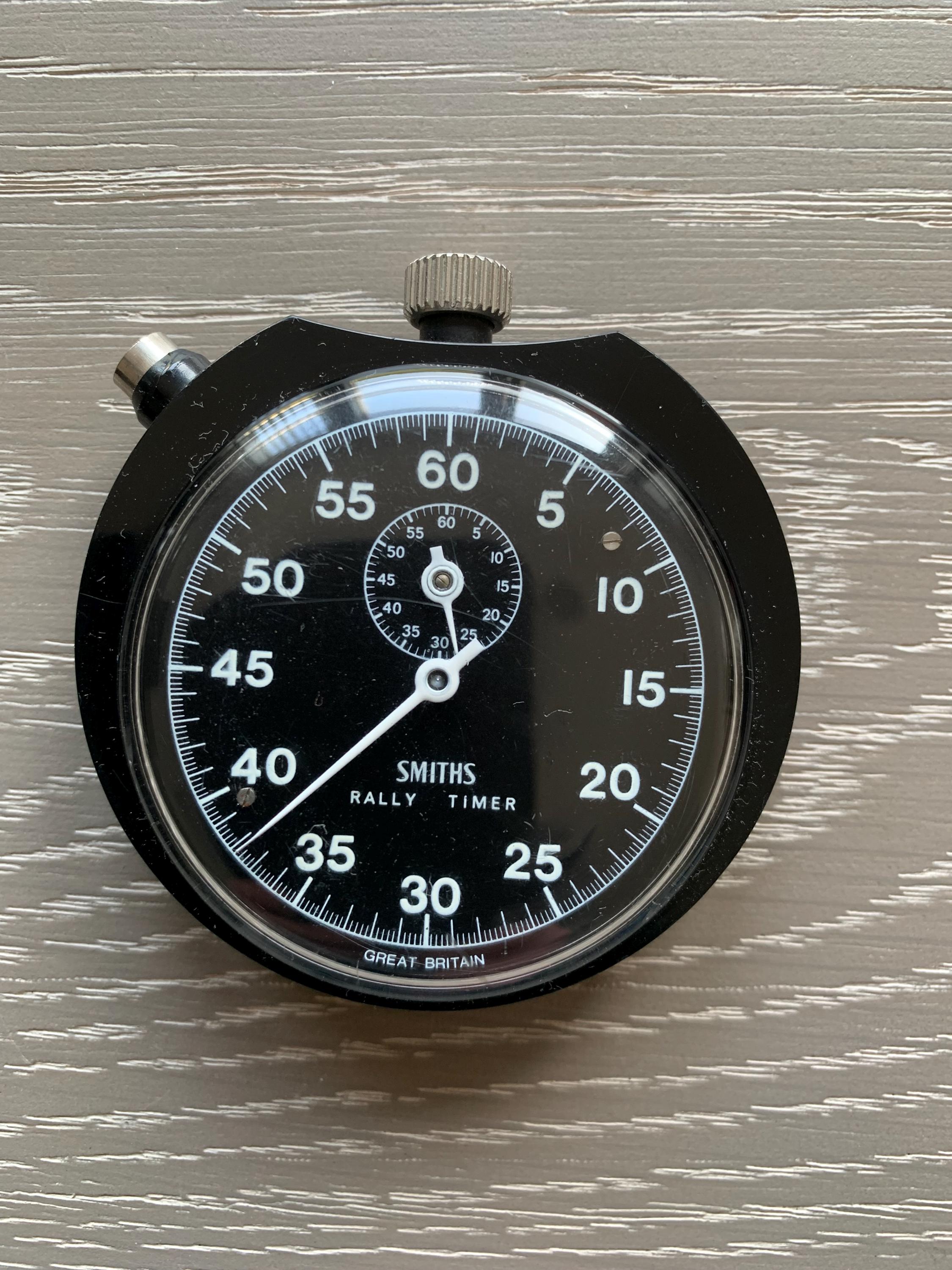 Smiths Stop Watch and Smiths Rally Timer Set Complete With