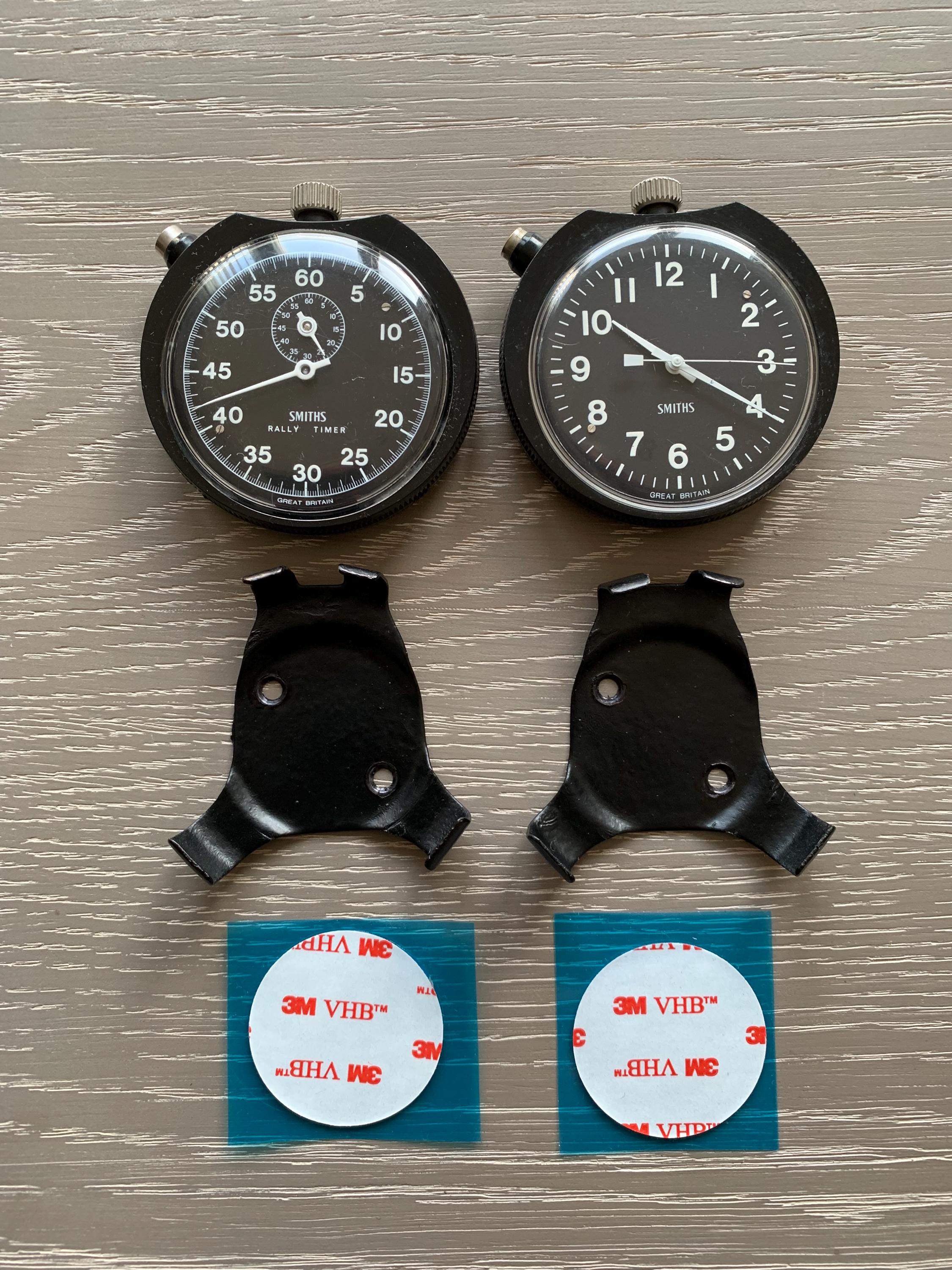 Smiths Stop Watch and Smiths Rally Timer Set Complete With