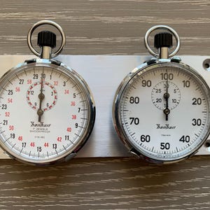 Vintage German Hanhart Stopwatch Rally Timer