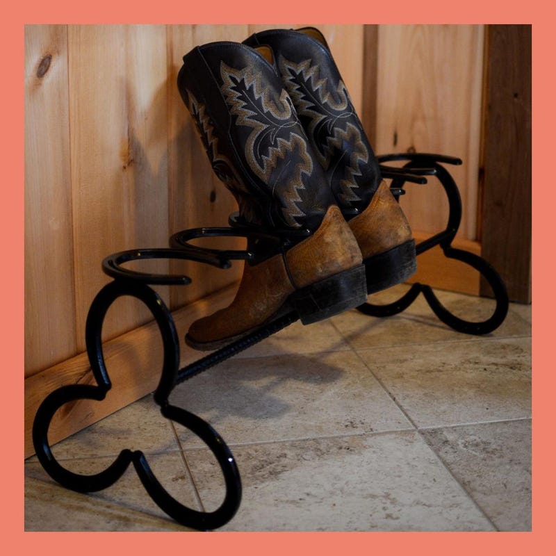 Horseshoe Boot Rack - Etsy