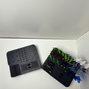 3D Printed Darts Holder | Holds 4 Sets of Darts | Flights & Stems Organizer | Matte PLA Darts Stand | Gift for Dart Players image 8