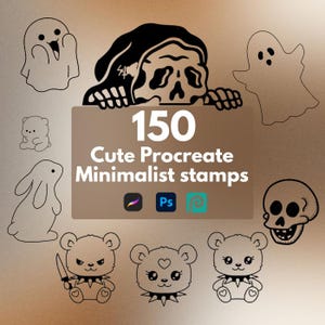 150 Cute Procreate Minimalist stamp ,Tattoo for women,Tattoo stamps designs, Unique tattoo Design, Cute tattoo, digital download tattoo,