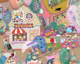 LALATOWN – Welcome Home | Phone & Tablet Wallpaper Set | Cute Aesthetic Digital Download | iPhone Wallpaper | iPad Wallpaper