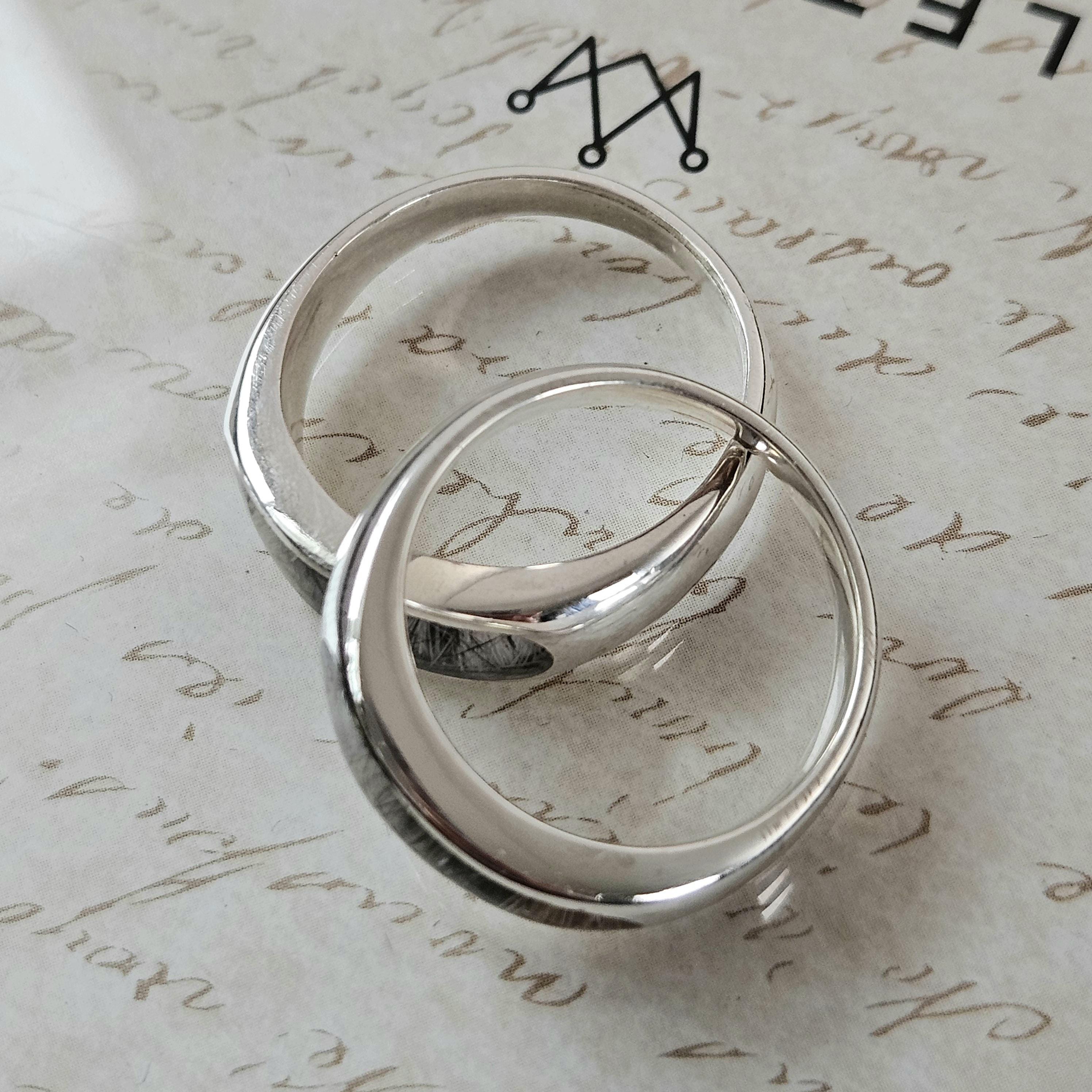 Classic Capsule Ring - Lock of Fur Memorial Ring - Etsy
