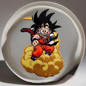 Kid Go ku 02 Flying Nimbus Embroidered Hook/Loop Morale Patch