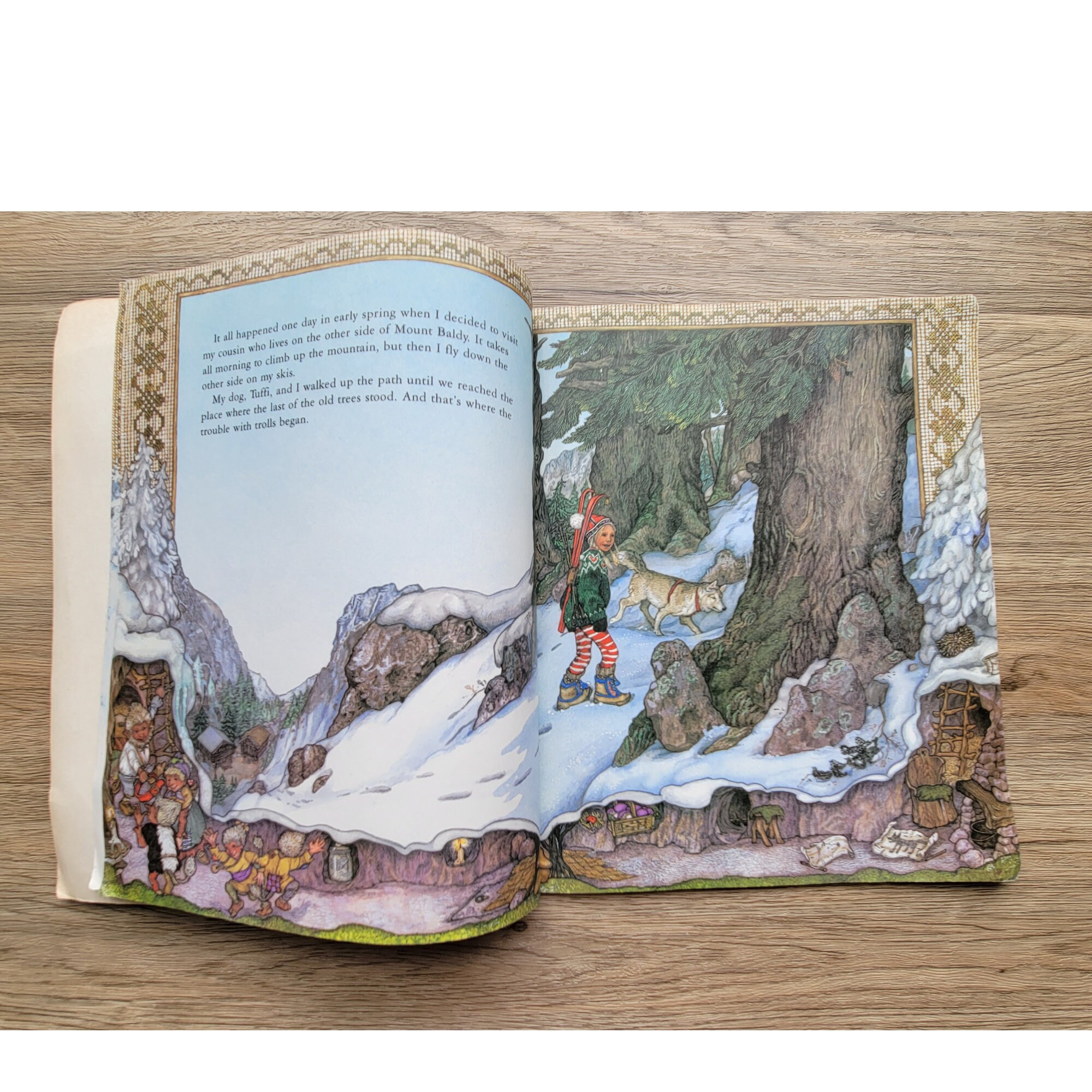 JAN BRETT the Trouble With Trolls Paperback Book Etsy