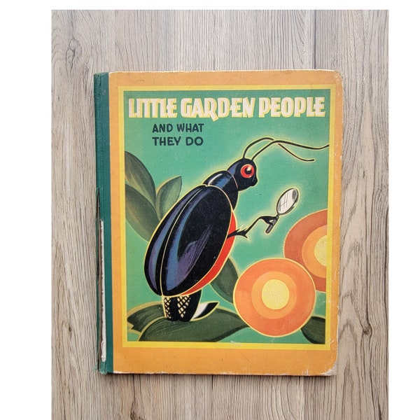 Little Garden People, children's book, Ann Pearsall Sharp, 1938