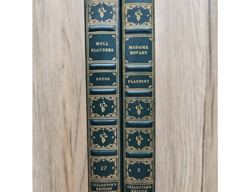 Collectors Edition book, Choice of Madam Bovary or Moll Flanders Decorative pocketbook, Literature and Fiction book, classic books