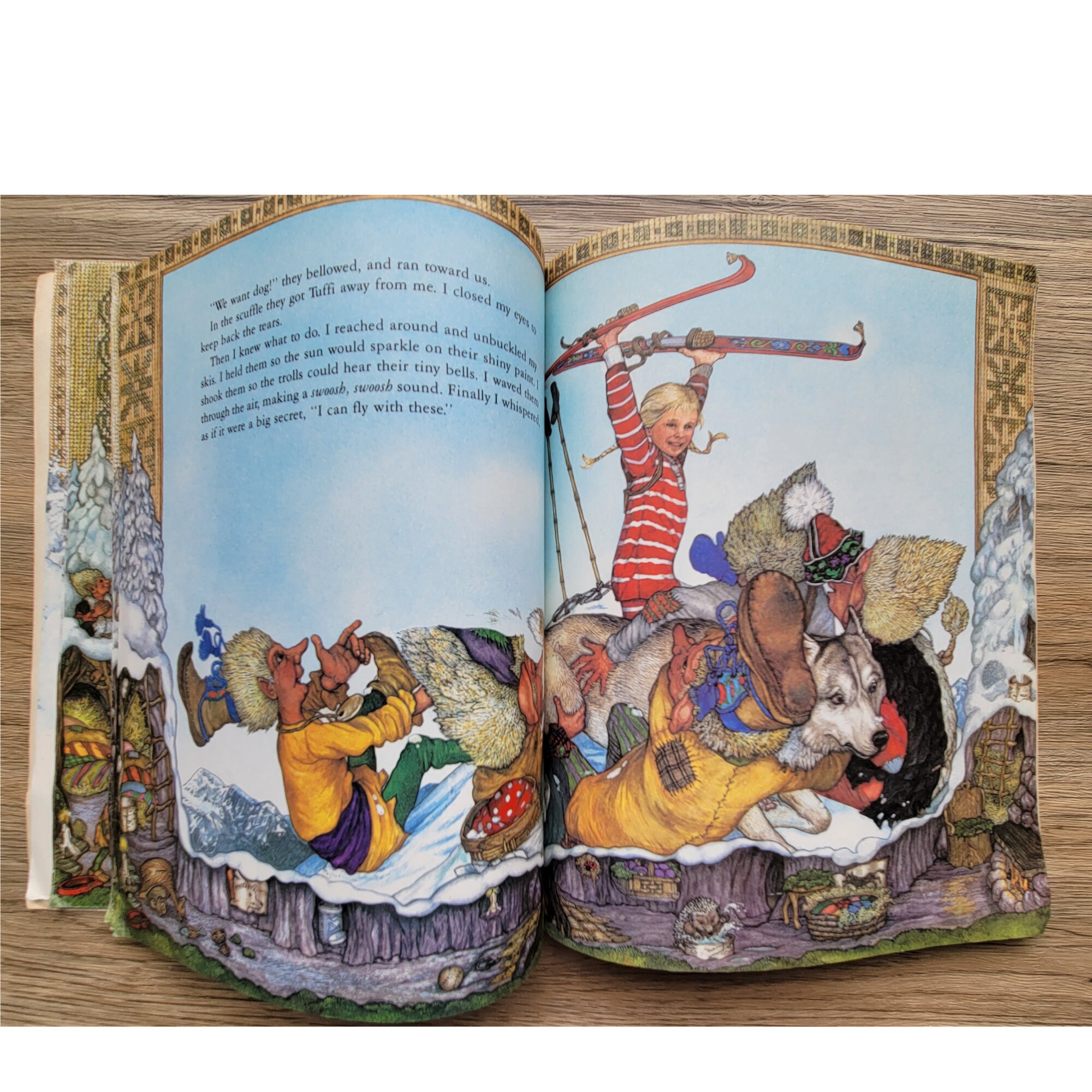 JAN BRETT the Trouble With Trolls Paperback Book Etsy