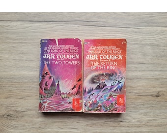 Tolkien Lord of the Rings paperbacks, shabby, Ballentine Books, 1960's