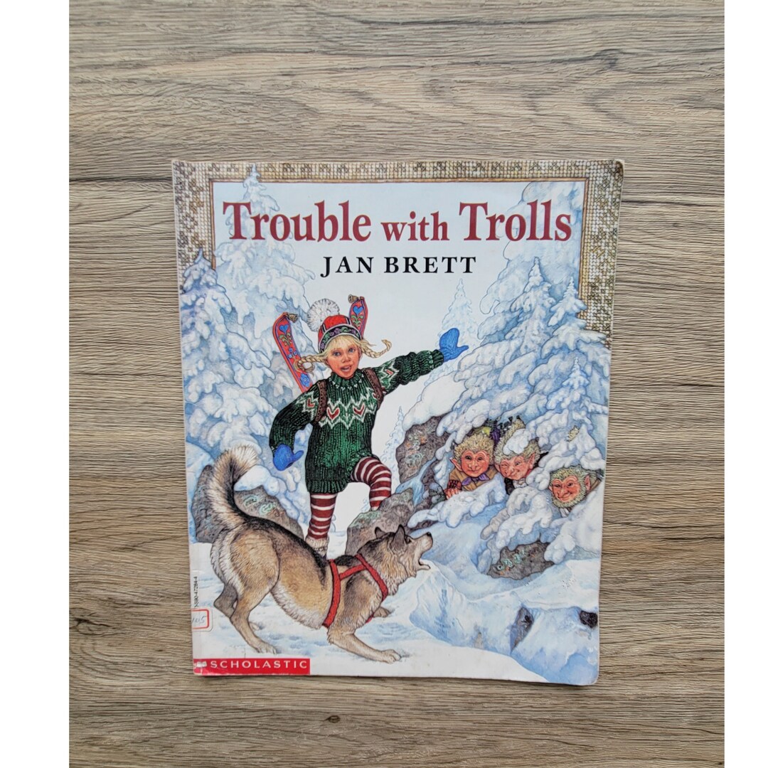 JAN BRETT the Trouble With Trolls Paperback Book Etsy