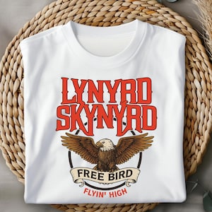 Lynyrd Skynyrd Freebird T-Shirt - Classic Cotton Tee for Music Lovers & Rock Fans Vintage Band Shirt