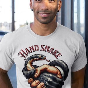 Snake Lover Gift T-Shirt, 100% Cotton Cobra Print | S-XXL