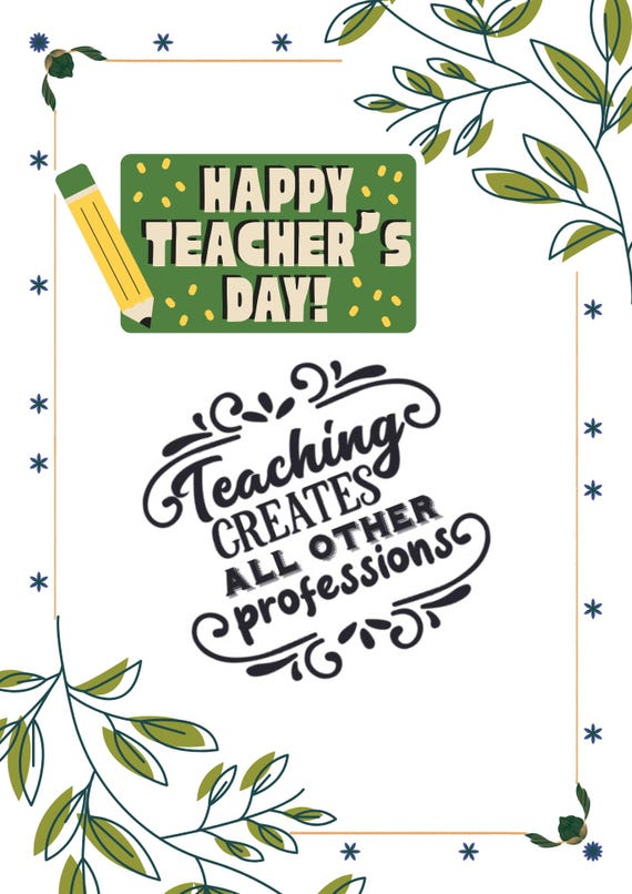 Creative Teacher Gifts - Digital Art Prints for Customized Classroom Decor