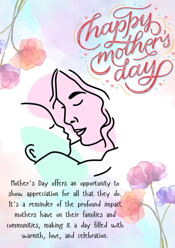 Unique Mother's Day Cards - Customizable Options