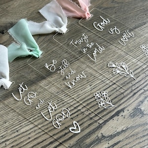 Inspirational, Faith-Based Acrylic Bookmarks