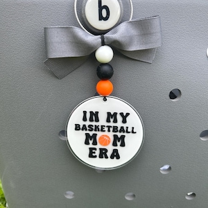 Personalized Sports Mom Bag Tag: Acrylic Bogg Bag Charm
