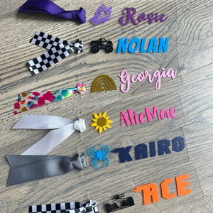 Personalized Kids Bookmark: Custom Name, Picture & Ribbon