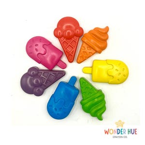 Ice Cream Crayons: Kids Party Favors, Screen-Free Activity
