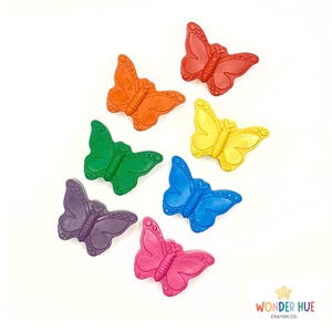 Butterfly Crayons: Rainbow Colors, Garden Party Favors, Gifts for Girl