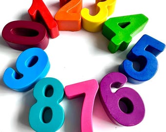 数字クレヨンセット 誕生日パーティーの景品 知育ギフト 教室ギフト 数字を学ぶ 数え方のおもちゃ 幼稚園児向け
