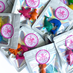 Custom Crayon Party Favors: Themed Goodie Bag Fillers, Birthday Loot Bags image 7