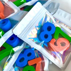 Custom Crayon Party Favors: Themed Goodie Bag Fillers, Birthday Loot Bags image 8