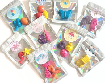 Birthday Party Favors I Goodie Bag Fillers I Kids Thank you Gifts I  Kids Party Bags I Classroom Party Gift I Custom Crayon I Party Supplies