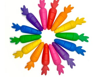 Easter Basket Filler Handmade Crayons Coloring Gift Unique Easter Carrot Crayon Spring Party Favor Kid Art Supply Toddler Novelty Toy