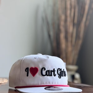 I Heart Cart meisjes grappige golfhoed