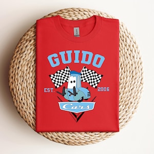 Disney Guido Cars Shirt, Guido Cars Shirt, Guido Piston Cup Champion Shirt, Disneyland Vacation Tee, Disney Cars, Disney Car Race Shirt