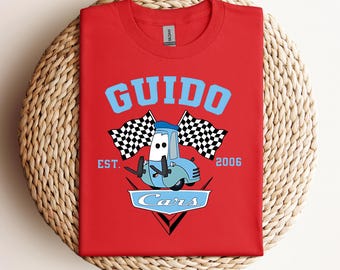 Disney Guido Cars Shirt, Guido Cars Shirt, Guido Piston Cup Champion Shirt, Disneyland Vacation Tee, Disney Cars, Disney Car Race Shirt