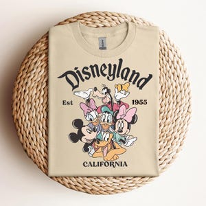 Comfort Colors® Disneyland California T Shirt, Disneyland Est. 1955 Shirt, Disneyworld Shirt, Disney Shirt, Mickey And Friends Shirt
